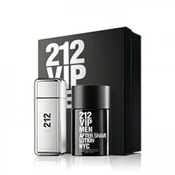 Herrera 212 Vip Men Eau de Toilette,After Shave Balm - Каролина Эррера 212 вип туалетная вода 100 мл,бальзам после бритья 100 мл
