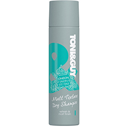 Toni&Guy Matt Texture Dry Shampoo - Шампунь сухой текстурность и матовый эффект 250 мл