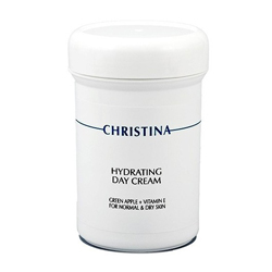 Christina Hydrating Day Cream Green Apple + Vitamin E - Увлажняющий дневной крем с зеленым яблоком и витамином Е 250 мл