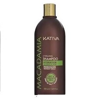 Kativa Macadamia Shampoo Salt and Sulfate Free - Интенсивно увлажняющий шампунь для нормальных и поврежденных волос 500 мл