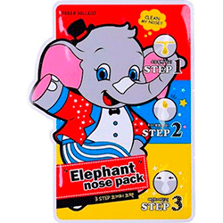 Baviphat Urban Dollkiss 3 Step Elephant Nose Pack - Маска против черных точек 3 мл