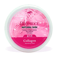 Deoproce Natural Skin Collagen Nourishing Cream - Крем для лица и тела с морским коллагеном 100 г