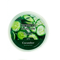 Deoproce Natural Skin Cucumber Nourishing Cream - Крем для лица и тела на основе экстракта огурца 100 г