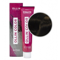 Ollin Professional Ollin Color - Перманентная крем-краска для волос 4/1 шатен пепельный 60 мл
