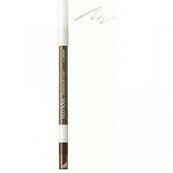 The Saem Eye Eco Soul Shadow and Liner - Карандаш лайнер-тени для век тон WH 01 0,5 г
