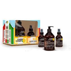 Dikson Sun EveryGreen - Набор солнцезащитных средств для ухода за волосами (спрей 150 мл+шампунь 500 мл+сыворотка 150 мл)
