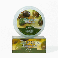 Deoproce Natural Skin Olive Nourishing Cream - Крем для лица и тела питательный на основе масла оливы 100 г