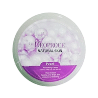 Deoproce Natural Skin Pearl Nourishing Cream - Крем для лица и тела питательный с экстрактом жемчуга 100 г