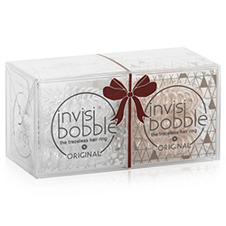 Invisibobble Original Holiday Duo Pack - Набор резинок для волос (серебряный, бронзовый) 6 шт
