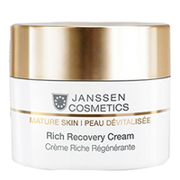 Janssen Cosmetics Mature Skin Rich Recovery Cream - Обогащенный антивозрастной регенерирующий крем с комплексом Cellular Regeneration 10 мл 