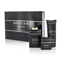 Bvlgari Man Black Eau de Toilette, After Shave Balm, Shower Gel - Булгари черный набор (туалетная вода 60 мл, лосьон после бритья 40 мл, гель для душа 40 мл)