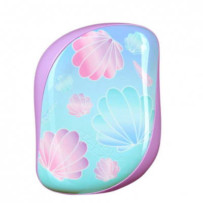 Tangle Teezer Compact Styler Seashells - Расческа для волос (лиловый/голубой)