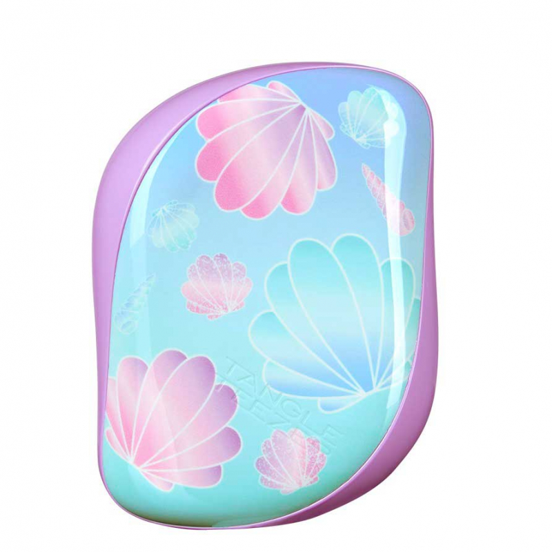 Tangle Teezer Compact Styler Seashells - Расческа для волос (лиловый/голубой)