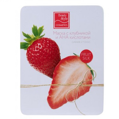 Beauty Style Fruit Silk - Маска с клубникой и АНА кислотами "сияние и тонус" 30 г