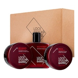 Lock Stock and Barrel - Подарочный набор №3 (шампунь 250 мл, глина 100 г, мастика 100 г) 