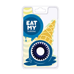 EAT MY Bobbles Blueberry Sorbet - Резинки для волос "голубичный сорбет" 3 шт