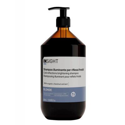 Insight Blonde Cold Reflections Brightening Shampoo - Шампунь для поддержания холодных оттенков 900 мл 