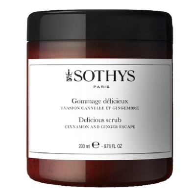 Sothys Delicious Scrub - Изысканный скраб для тела с корицей и имбирем 200 мл