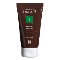 Sim System 4 Special Shampoo No1 - Терапевтический шампунь для нормальной и жирной кожи головы 75 мл