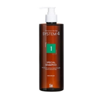 Sim Sensitive System 4 Therapeutic Climbazole Shampoo 1 - Терапевтический шампунь № 1 для нормальной и жирной кожи головы 500 мл