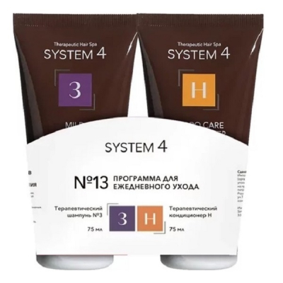 Sim System 4 №13 Mini - Программа мини №13 для ежедневного ухода (шампунь 75 мл + кондиционер 75 мл)
