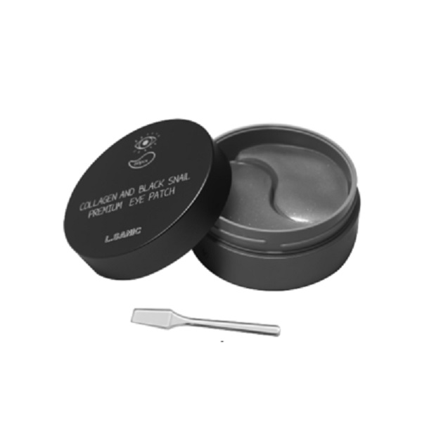 L.Sanic Collagen Аnd Black Snail Premium Eye Patch - Гидрогелевые патчи для области вокруг глаз с коллагеном и муцином черной улитки 60 шт