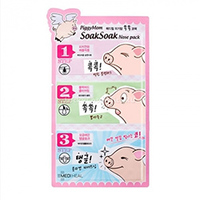 Mediheal Piggymom SoakSoak Nose Рack - 3-Шаговая маска для носа 6 г