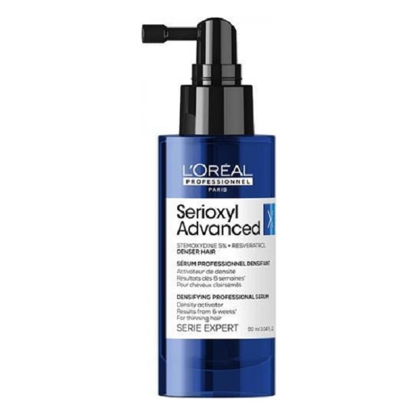 L'Oreal Professionnel Serie Expert Serioxyl Aminexil Advanced - Сыворотка для уплотнения и восстановления объёма тонких волос 90 мл