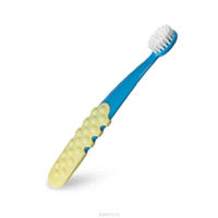 Radius Toothbrush Totz Plus - Щетка зубная детская (сине-желтая ручка)