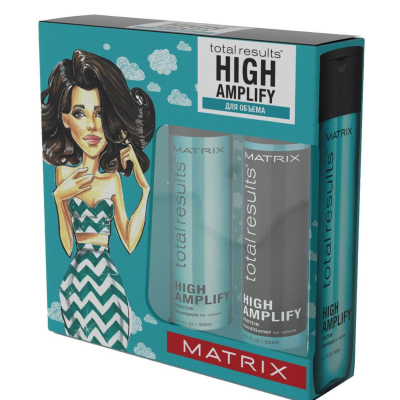 Matrix Total Results High Amplify - Подарочный набор для объема (шампунь 300 мл + кондиционер 300 мл)