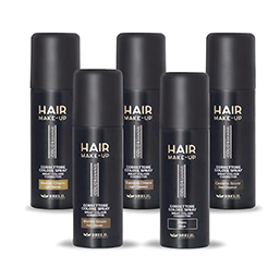 Brelil Colorianne Make-Up - Спрей-макияж для волос темный каштан 75 мл.