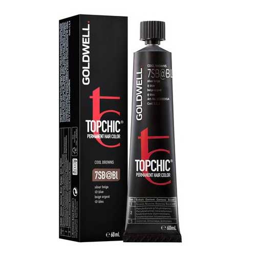  Goldwell Topchic - Краска для волос 7SB@BL серебристо-бежевый 60 мл