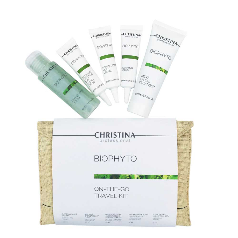Christina Bio Phyto On The Go Travel Kit - Дорожный набор (5 препаратов) 135 мл