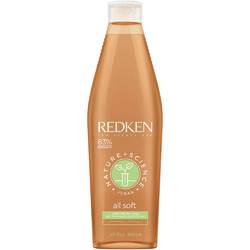 Redken Nature + Science All Soft Shampoo - Шампунь для укрепления и придания мягкости сухим и ломким волосам 300 мл
