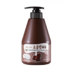 Welcos Kwailnara Chocolate Milk Body Cleanser - Гель для душа с ароматом шоколадного молока 560 мл