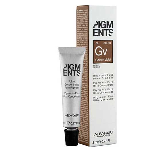 Alfaparf Pigments Golden Violet .32 - Ультраконцентрированный пигмент (золотисто-перламутровый) 8 мл