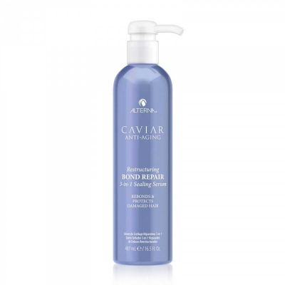 Alterna Caviar Anti-Aging Restructuring Bond Repair 3-in-1 Sealing Serum - Уплотняющая сыворотка-регенерация тройного действия для восстановления поврежденных волос 487 мл