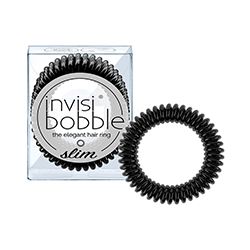 Invisibobble Slim True Black - Резинка для волос (черный)