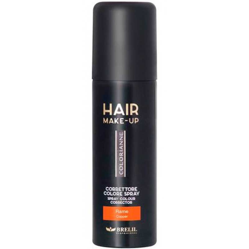 Brelil Colorianne Make-Up - Спрей-макияж для волос медный 75 мл