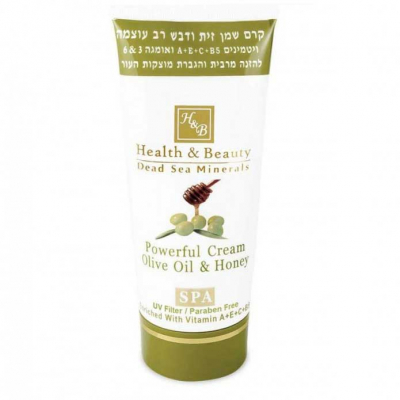 Health and Beauty Cream Powerful Olive Oil and Honey - Интенсивный крем на основе оливкового масла и меда 180 мл