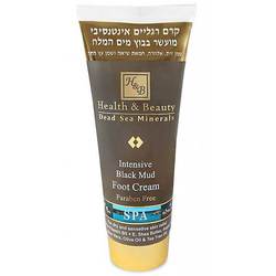 Health & Beauty Intensive Black Mud Foot Cream - Интенсивный крем для ног на основе грязи мертвого моря 200 мл