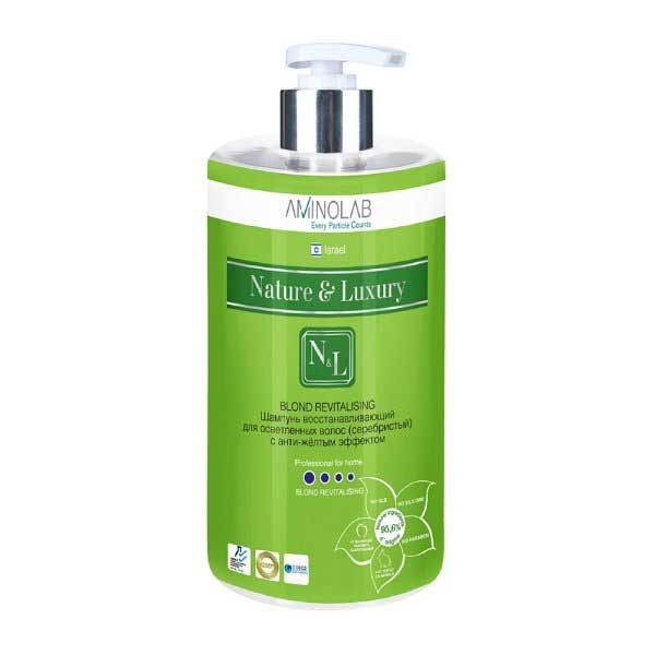 Nature and Luxury Blond Revitalising Shampoo - Шампунь восстанавливающий для осветленных волос (серебристый) с анти-жёлтым эффектом 730 мл
