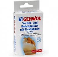 Gehwol Vorfub Und Ballenpolster Mit Elastikbinde - Защитная подушка под плюсну и накладка на большой палец из гель-полимера и эластичной ткани 1 шт