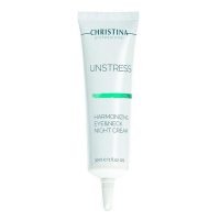 Christina Unstress Harmonizing Night Cream for eye and neck - Гармонизирующий ночной крем для кожи век и шеи 30 мл