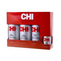 CHI Infra Home Stylist Kit - Набор "домашний уход" (шампунь 355 мл, кондиционер 350 мл, мист для волос 355 мл, шелковая инфузия 59 мл)