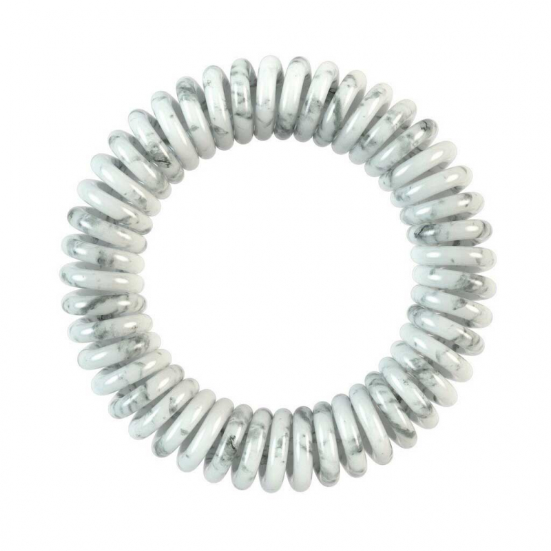 Invisibobble Slim You’re Greyt - Резинка-браслет для волос (серый мрамор) 3 шт