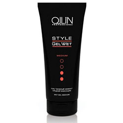 Ollin Style Wet Gel Medium - Гель «мокрый эффект» средней фиксации 200 мл