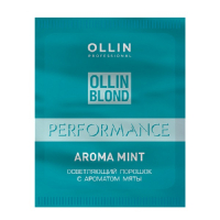 Ollin Perfomance Blond Aroma Mint - Осветляющий порошок с ароматом мяты 30 гр