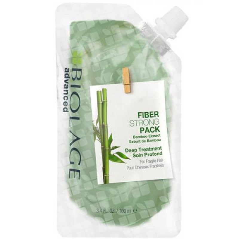 Matrix Biolage Fiberstrong Pack - Маска-концентрат с эктрактом бамбука для глубокого восстановления механически поврежденных волос 100 мл