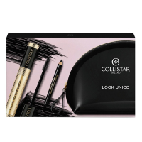 Collistar Look Unico Set - Набор для макияжа (тушь для ресниц черная 13мл + карандаш для глаз черный 0,8г + косметичка)